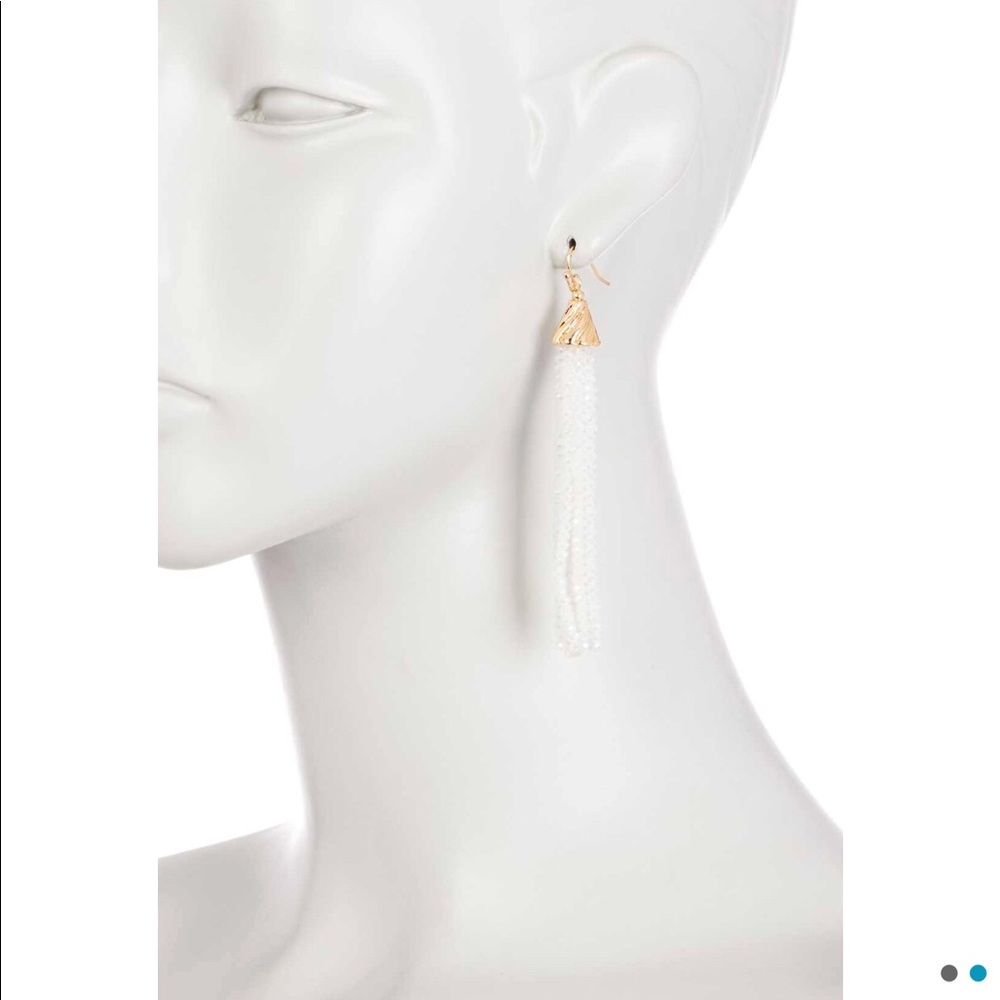 🌺 BEAUTIFUL NATASHA BEADED TASSEL EARRINGS 🌺 - Picture 4 of 8